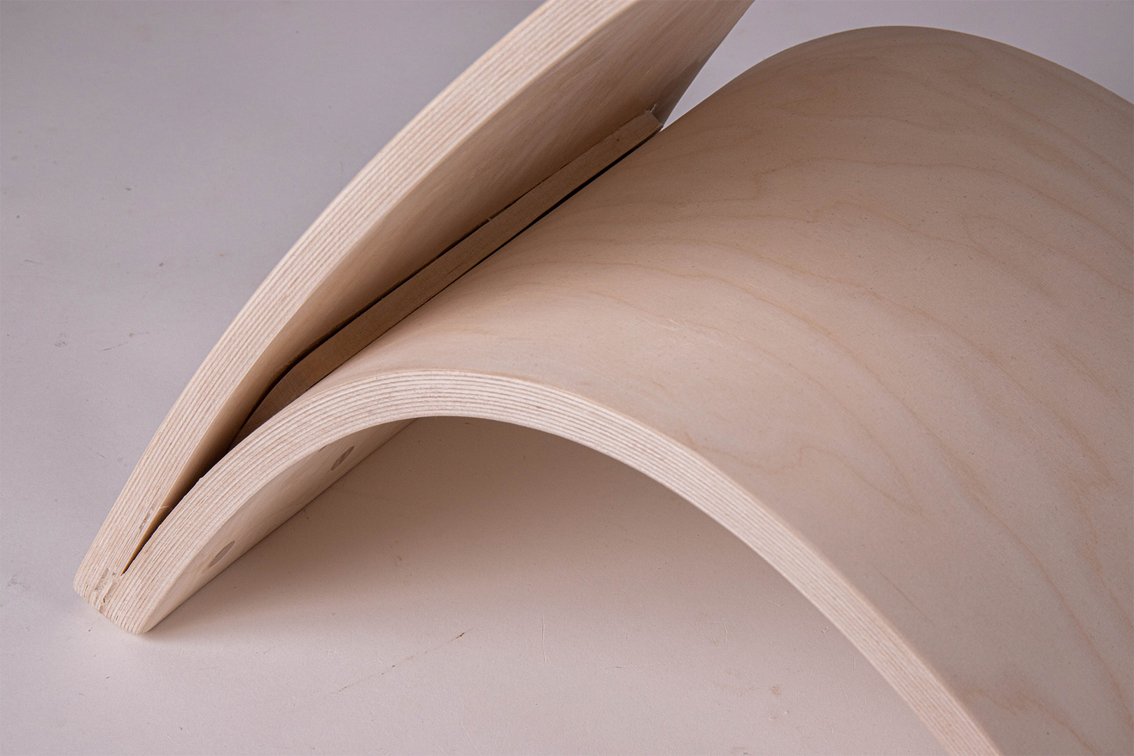 Close up of the stool's joints