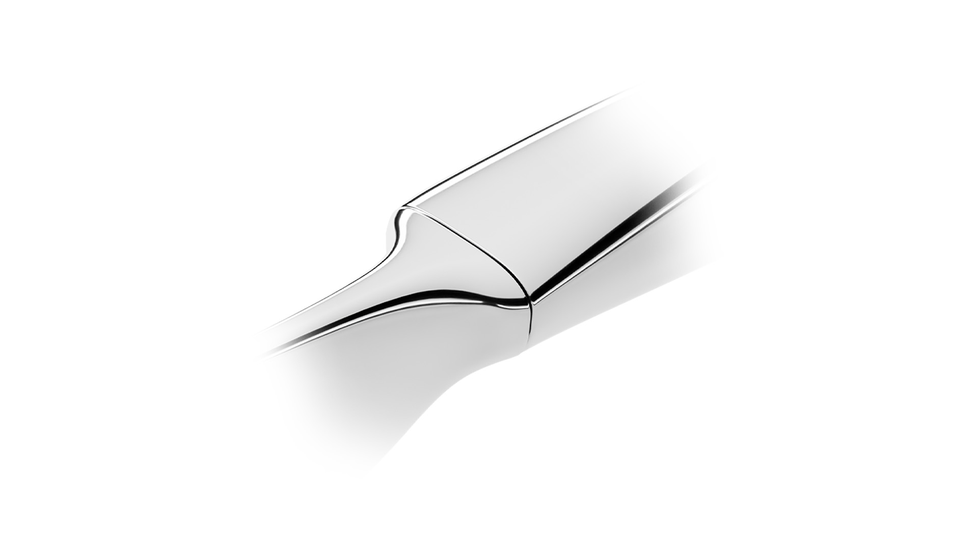 Close up of the knife's joint